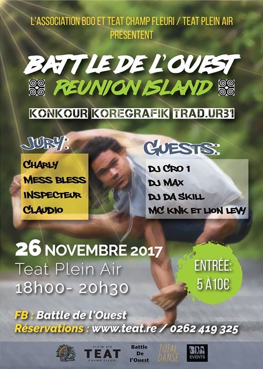 Battle De l'Ouest Réunion Island 2017 poster