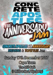 Concrete Apostles Anniversary Jam 2017