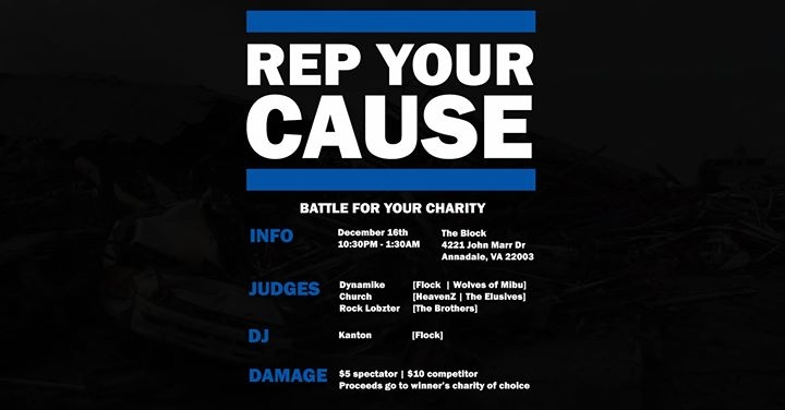 Rep Your Cause 2017 poster