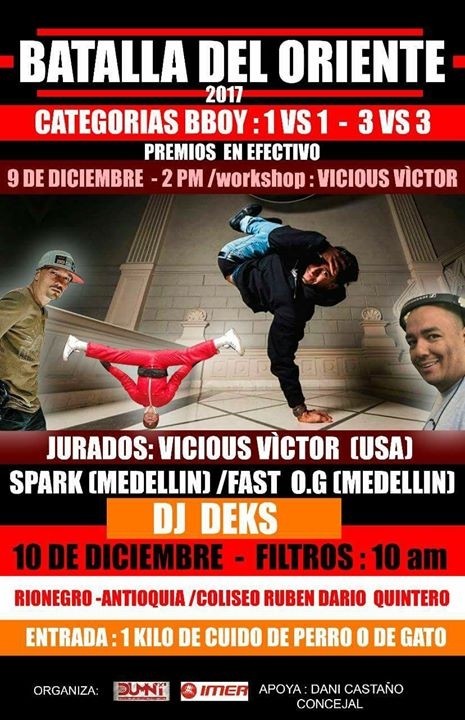 BATALLA DEL ORIENTE 2017 poster