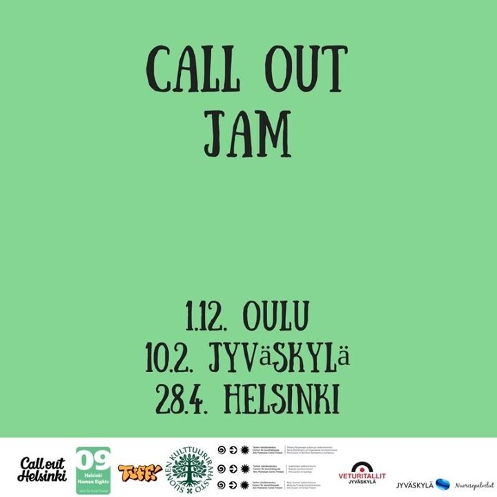 Call out jam Weekend 2018 poster