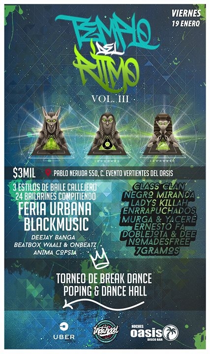 Templo del ritmo 3 poster