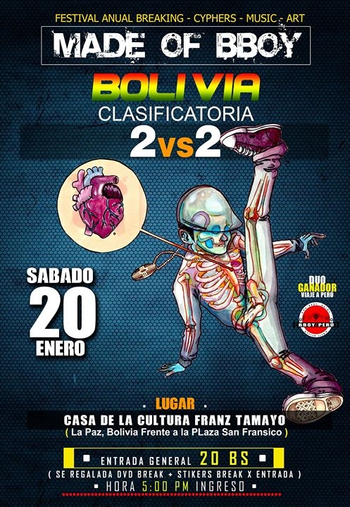 Made of Bboy 2018 poster