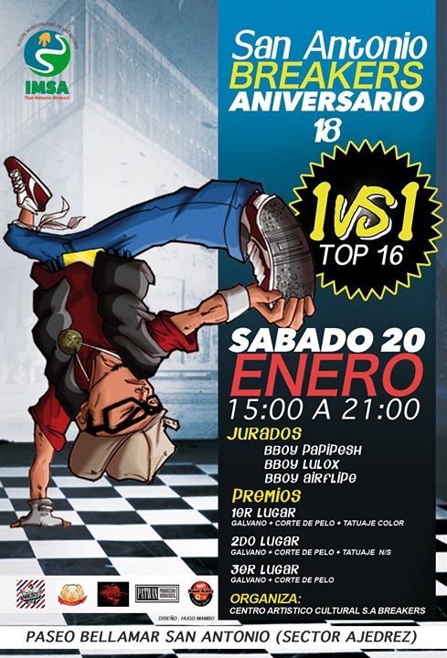 San Antonio Breakers Aniversario 2018 poster