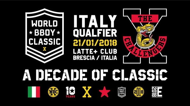 World Bboy Classic ITALY Qualifier poster