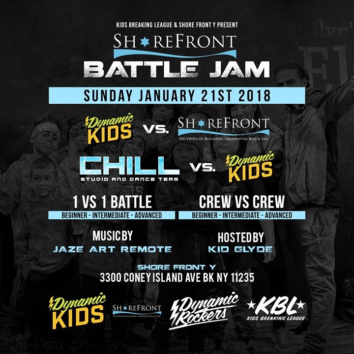 Shore Front Y Battle Jam 2018 poster