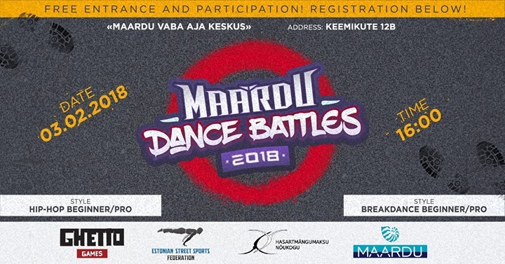 Maardu Dance Battles 2018 poster