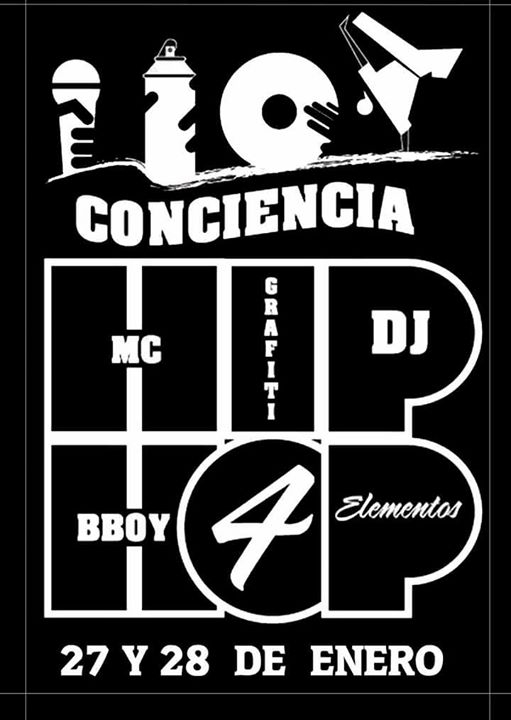 Conciencia HIP HOP 2018 poster