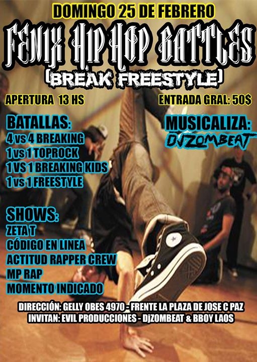 Fénix Hip Hop Battles 2018 poster