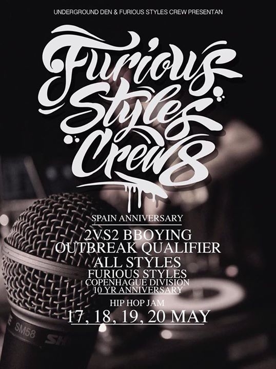 Furious styles crew Spain anniversary 2018 poster