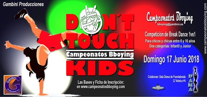 DON´T TOUCH KIDS 2018 poster