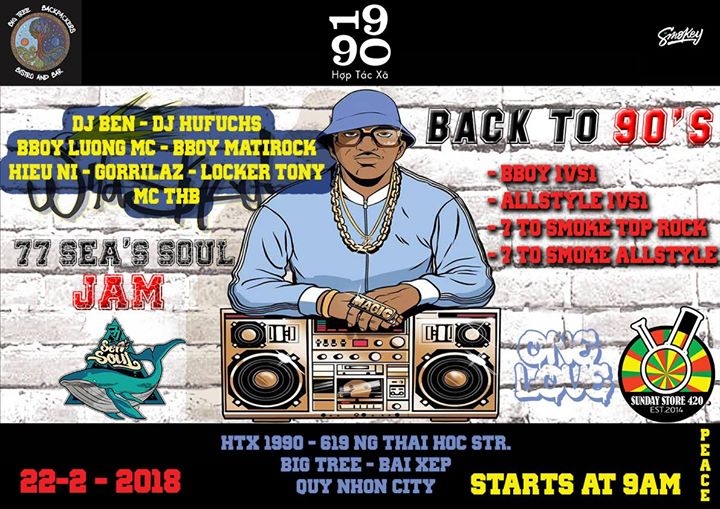 77 Sea's Soul Jam : BACK to 90's poster