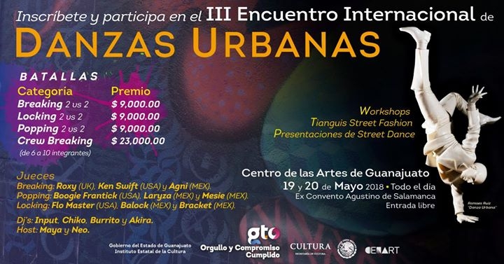 Encuentro Internacional de Danzas Urbanas 3 poster