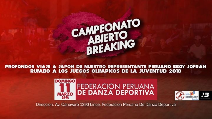 Campeonato Abierto Breaking 2018 poster