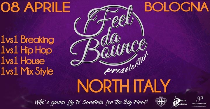 Feel da Bounce North Italy preselection 2018 poster