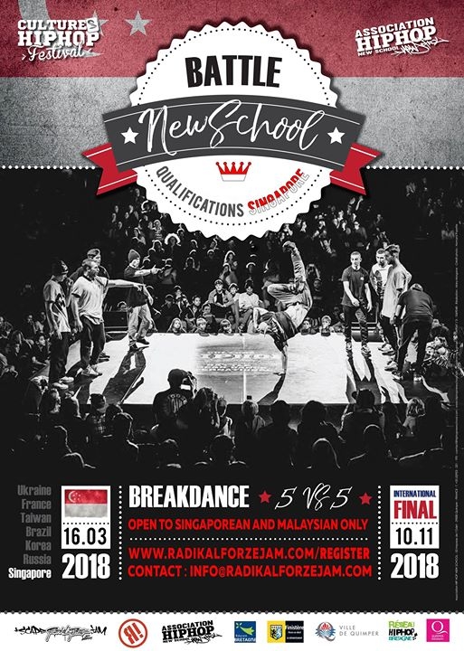 Newschool Battle Singapore Qualifications 2018 poster