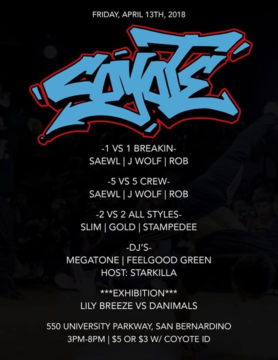 Coyote Jam 2018 poster