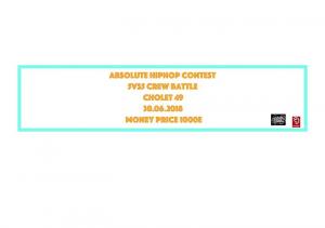 Absolute HipHop Contest 2018