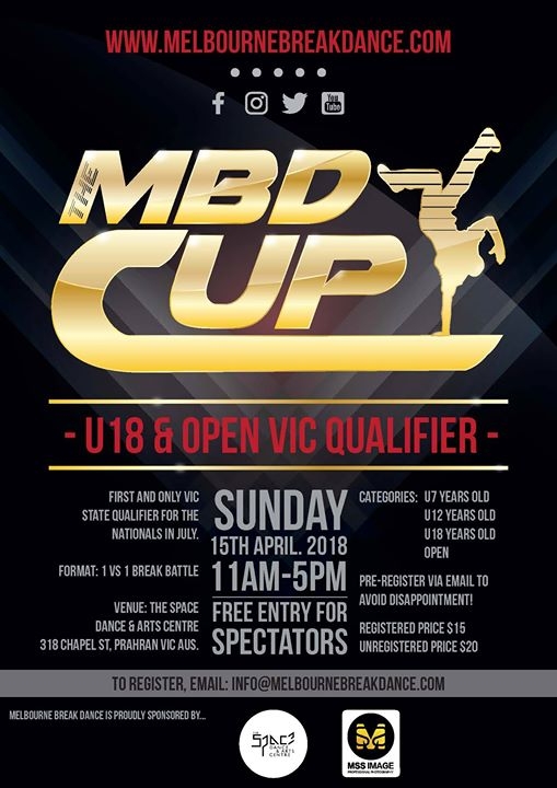 The MBD Cup 2018 poster
