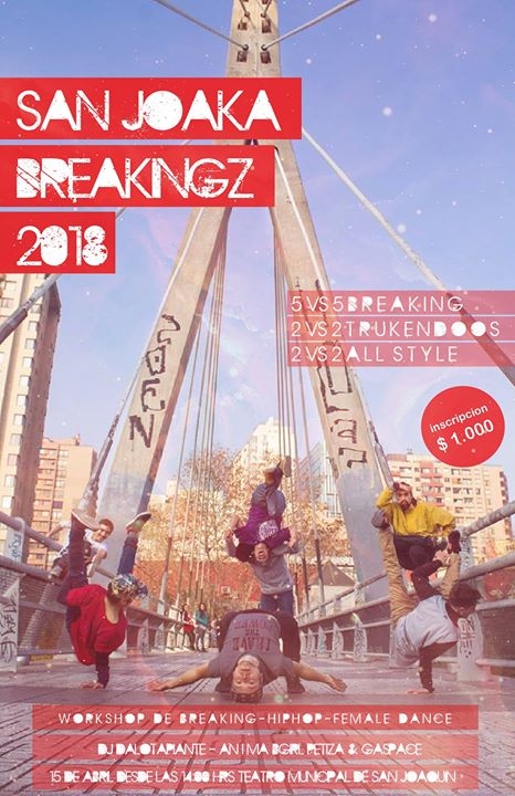 San JoakaBreakingz Aniversario Jakuna Style Crew 2018 poster