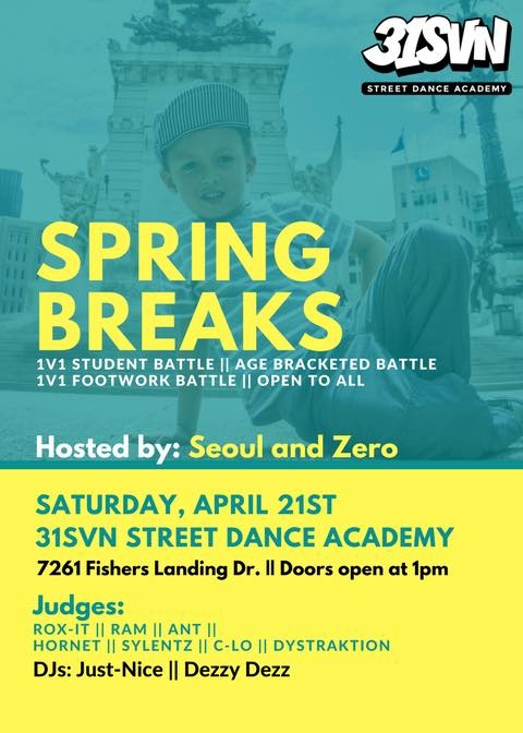 31Svn SDA: Spring Breaks 2018 poster