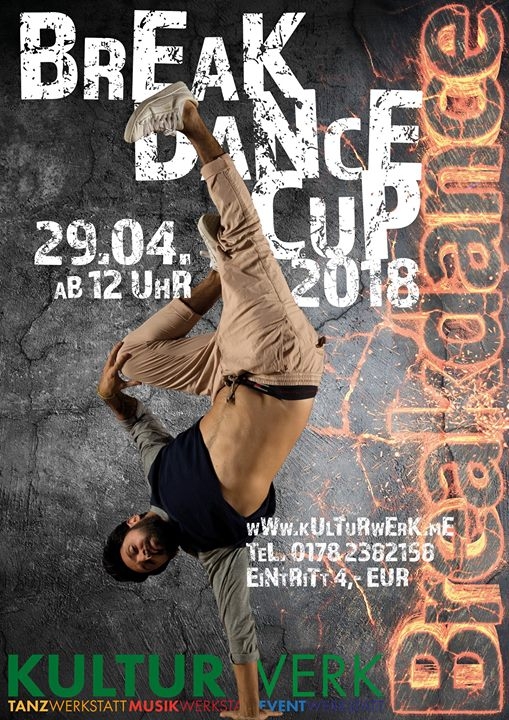 Breakdance CUP 2018 poster