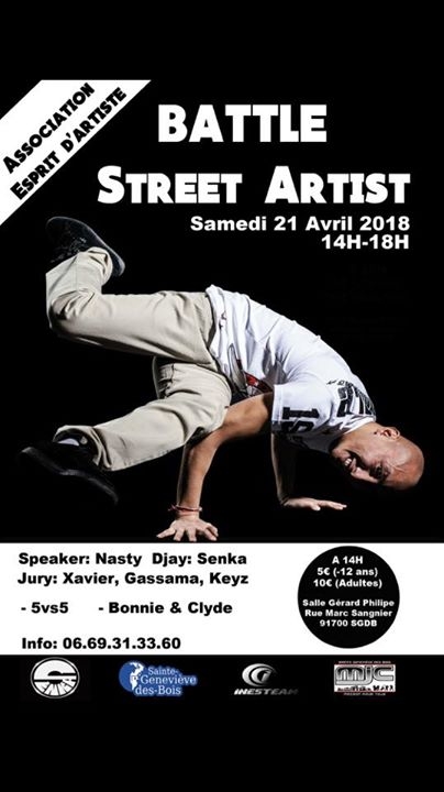 Battle Street Artist 2018 poster