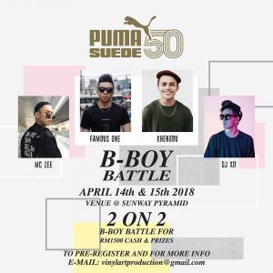 Puma 50 Bboy Battle 2018