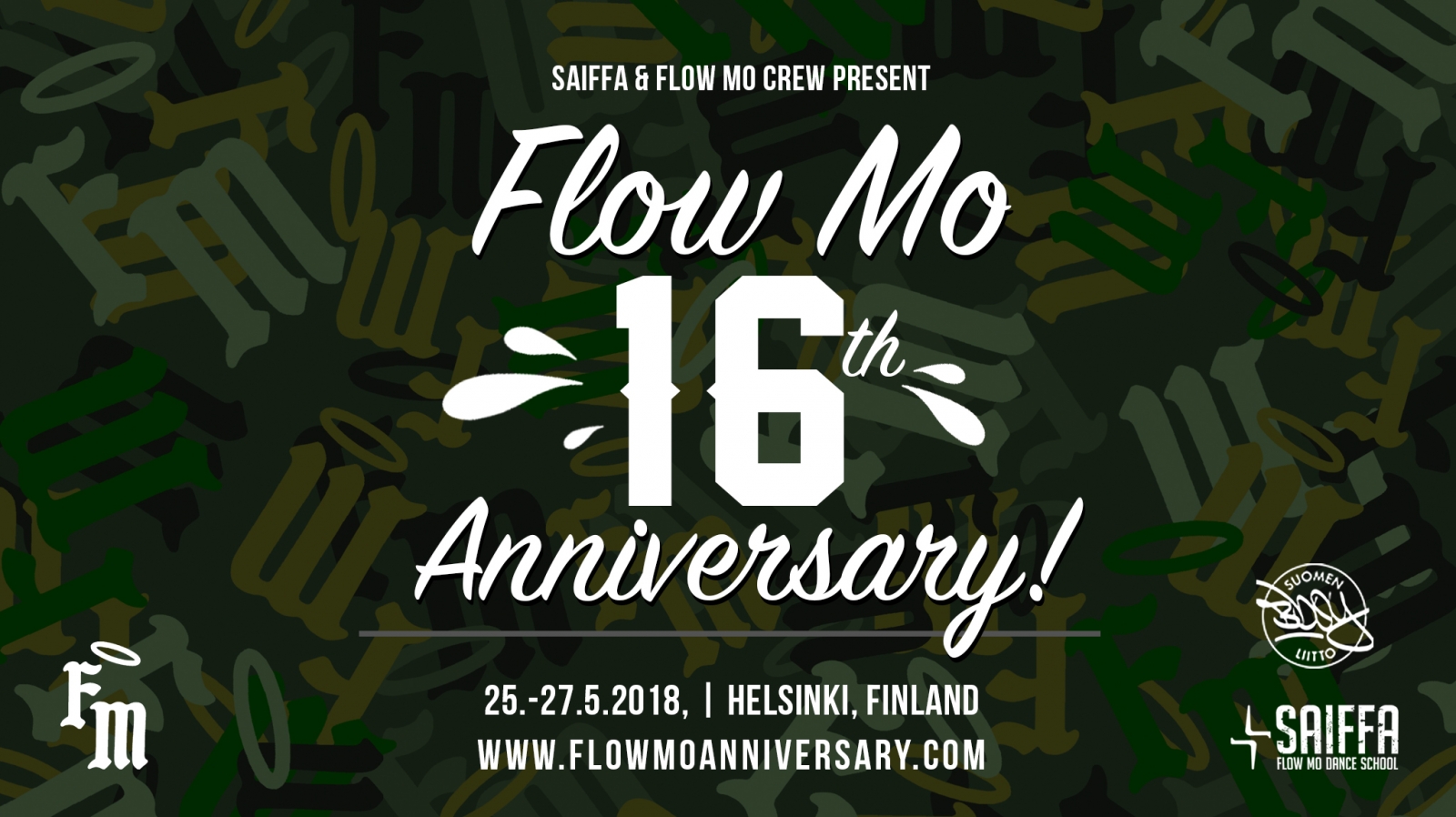 Flow Mo 16th Year Anniversary poster