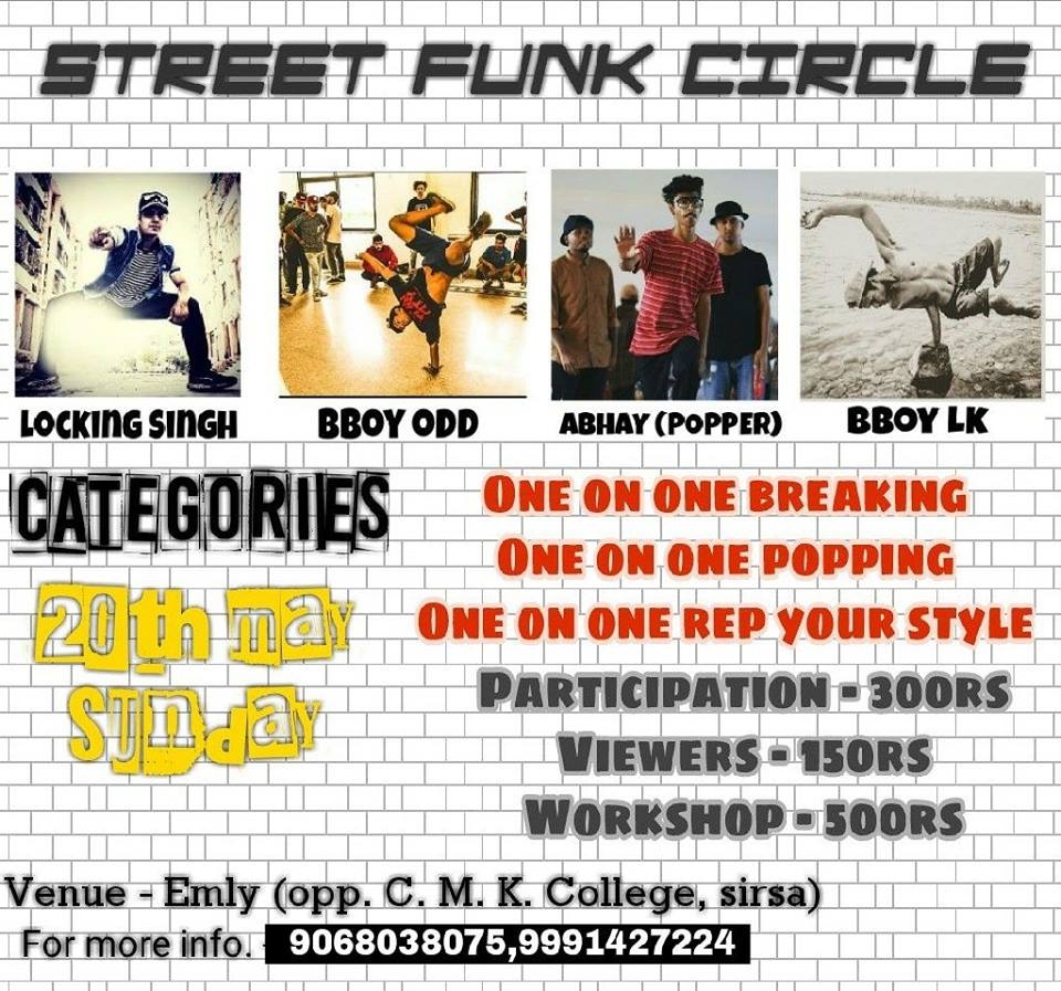 Sirsa Street Funk Circle 2018 poster