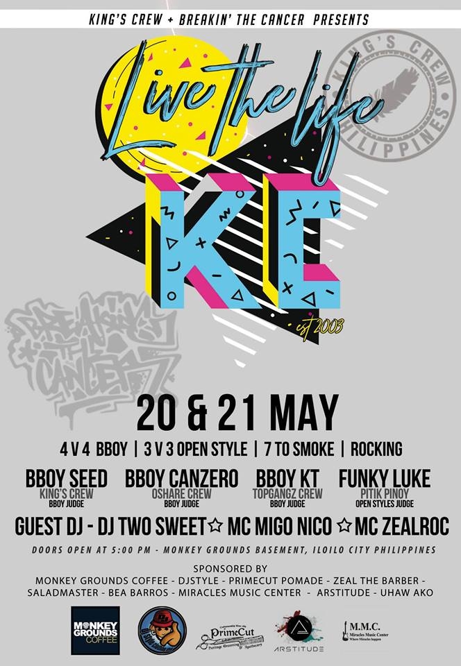 Live the Life 2018 poster