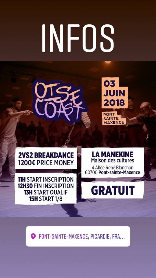 Oise Coast 2018 poster