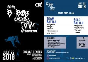 B-boy steady Jam International 2018