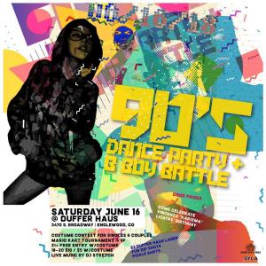 90's Dance Party & Bboy Battle 2018