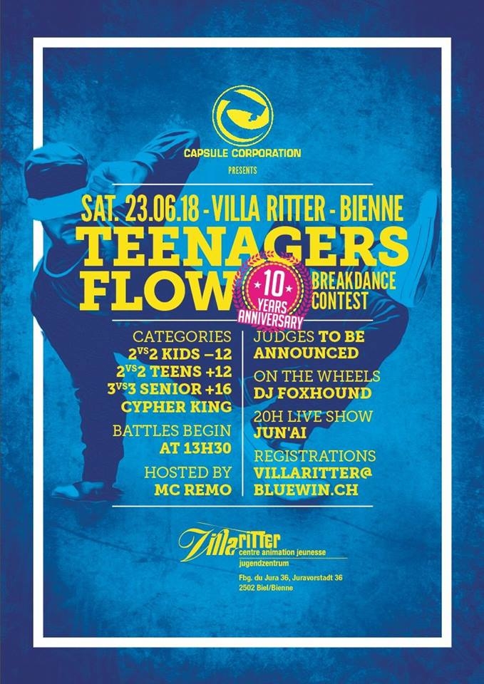 Teenagers FLOW 2018 poster