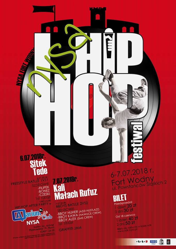 Nysa Hip-Hop Festiwal 2018 poster
