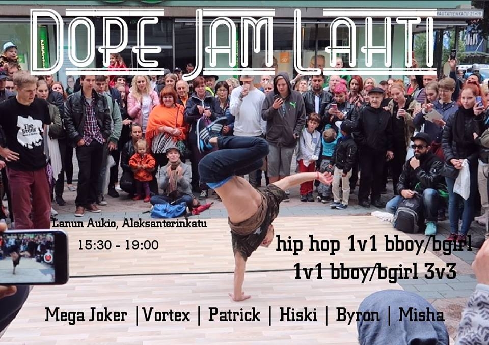 Dope Jam Lahti 2018 poster