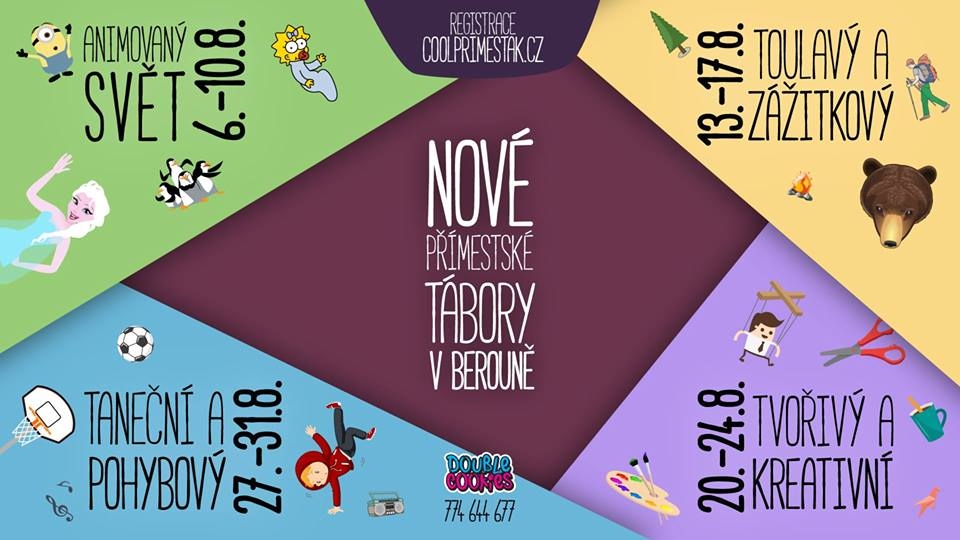 Tématické příměstské tábory v Berouně 2018 poster