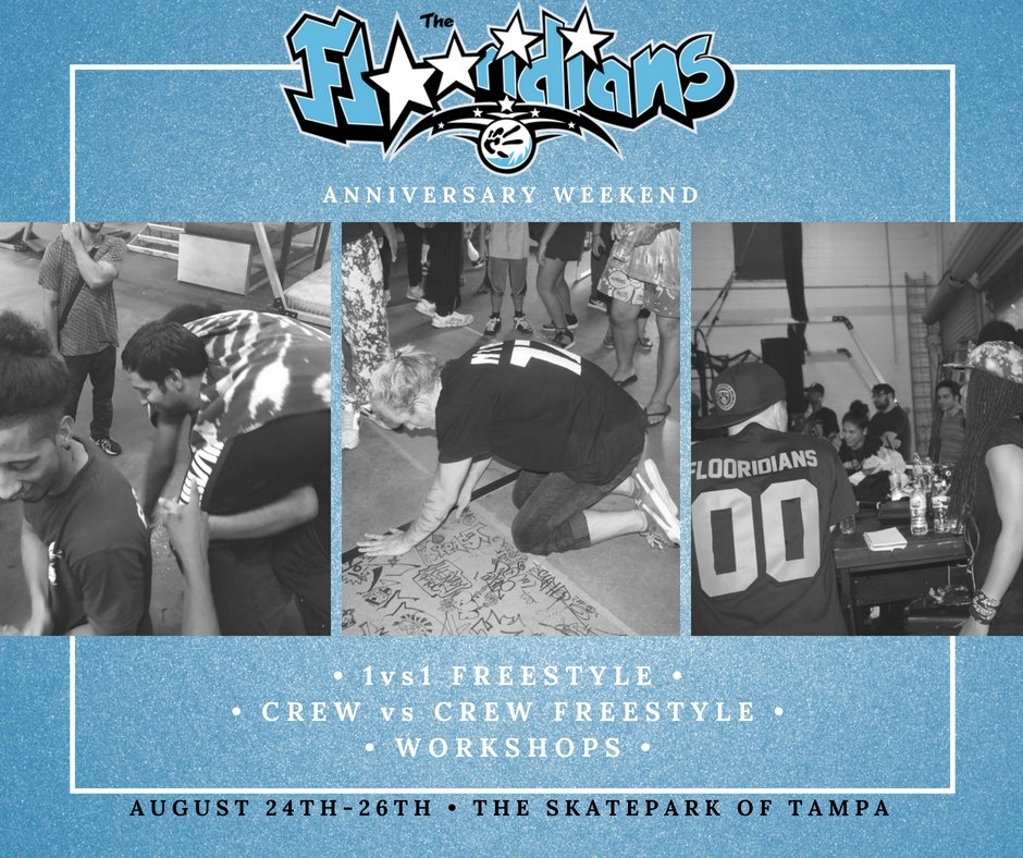 The FLooridians Anniversary Weekend 2018 poster