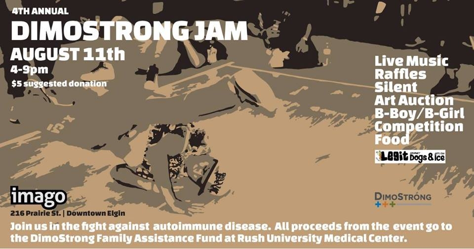 4th Annual DimoStrong Jam 2018 poster