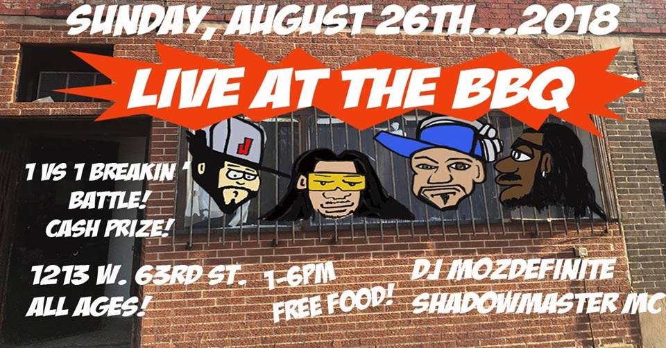 Live at the BBQ 2018 poster