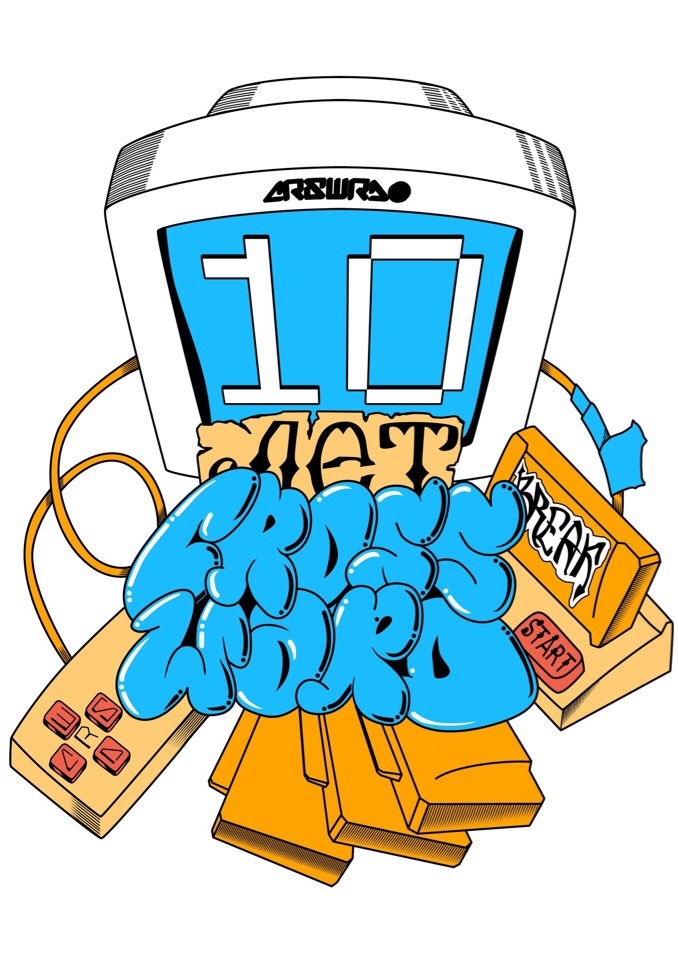 Crossword Crew Anniversary 10 years 2018 poster