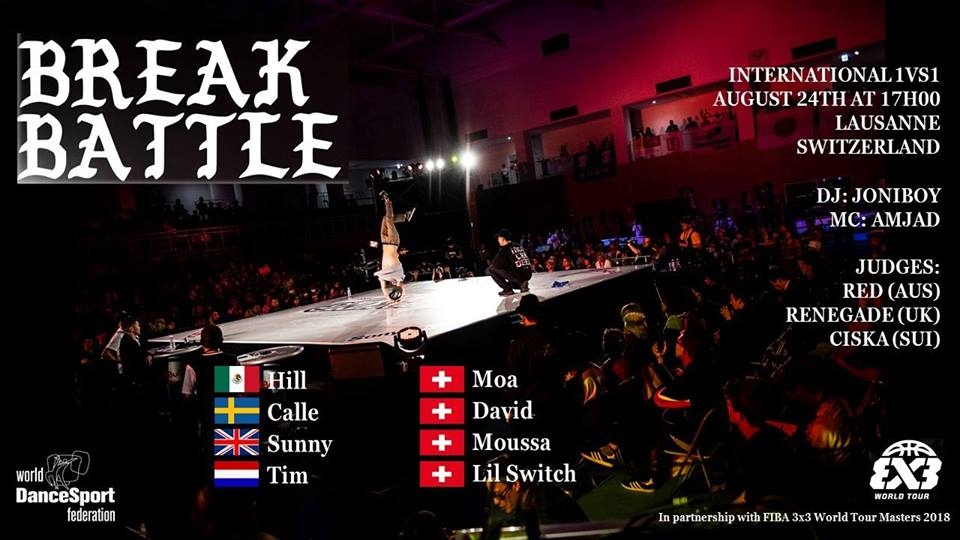 International Breaking Battle Lausanne 2018 poster