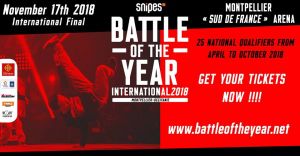 Snipes Battle Of The Year International 2018