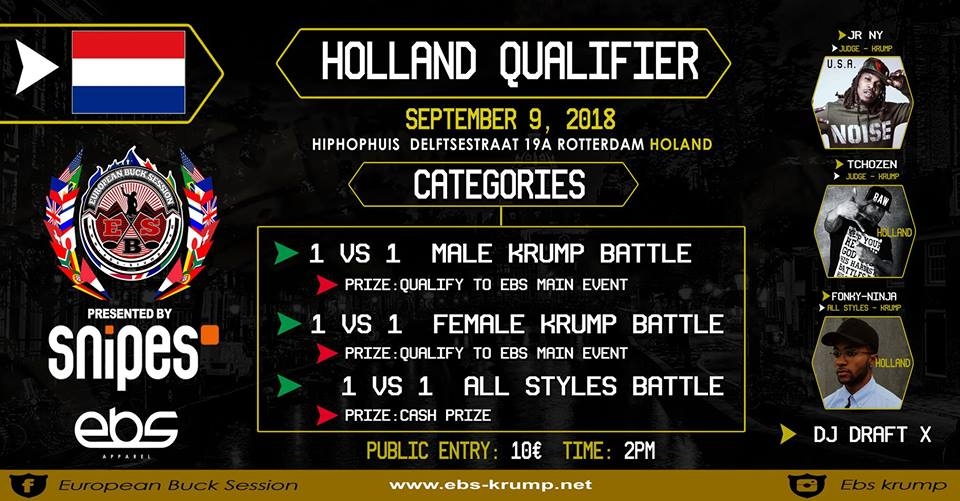 EBS- Netherlands Qualifier 2018 + Allstyle Battle poster