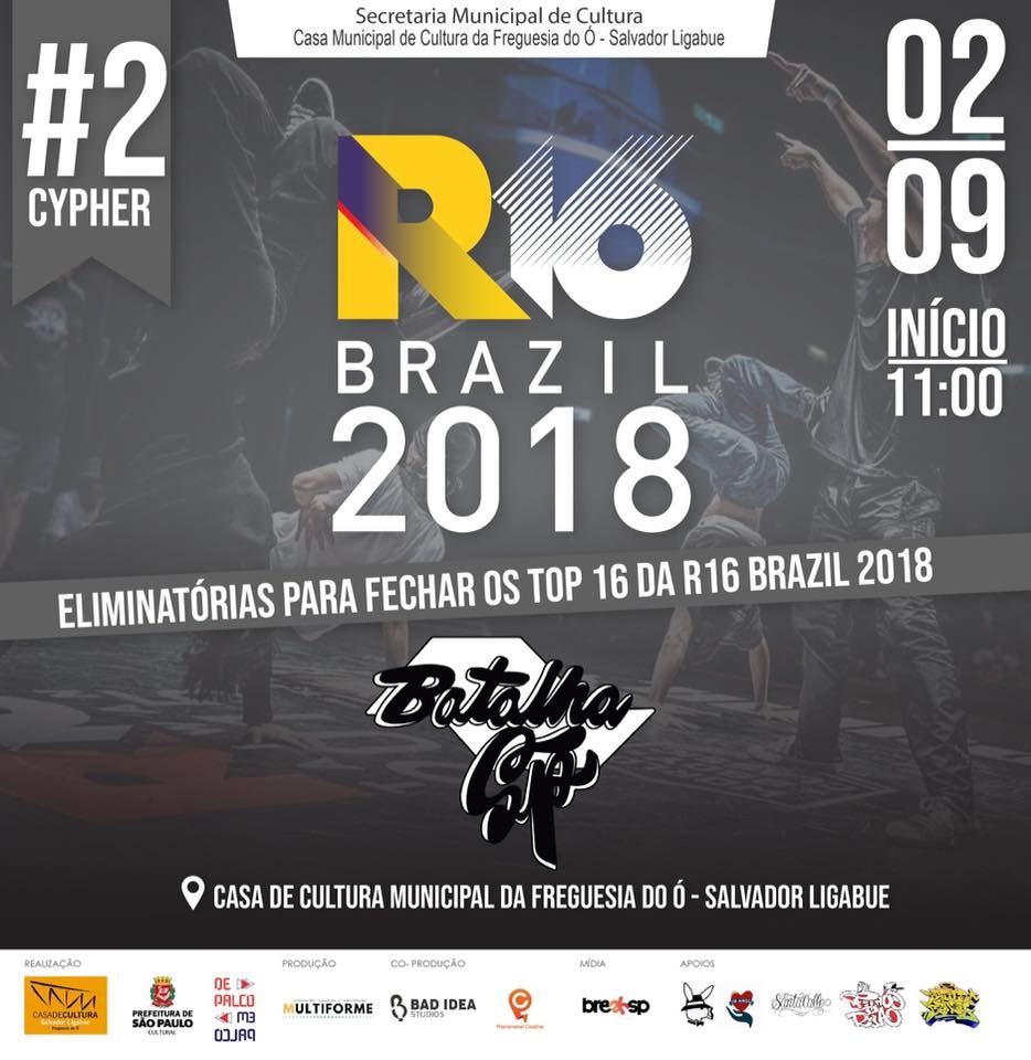 Batalha SP Zona Norte / R16 Brasil 2018 poster