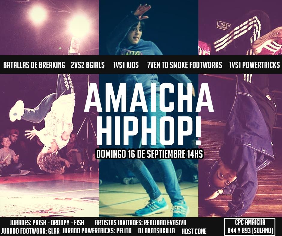 Amaicha HipHop 2018 poster