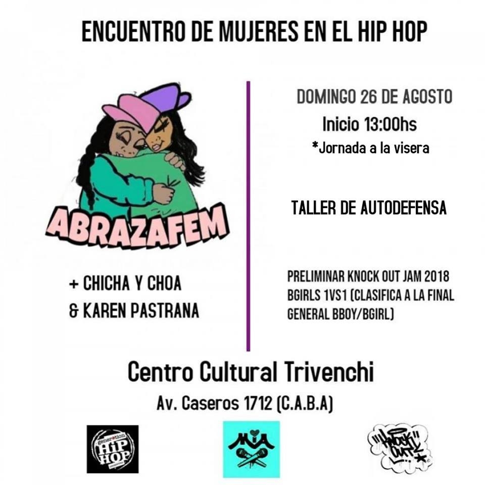 Abrazafem 2018 poster