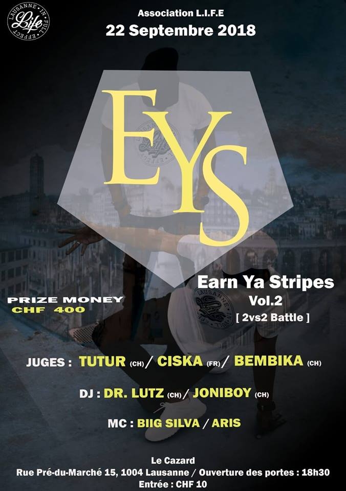 Earn Ya Stripes 2018 poster