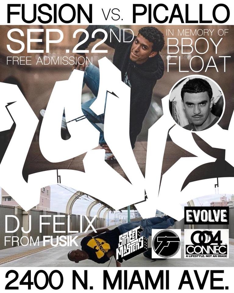 Break for love in honor of bboy Float 2018 poster